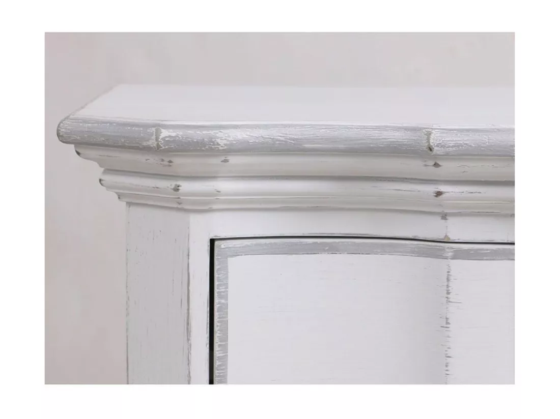 Commode 3 tiroirs Bois-MDF Blanc - Monceau Interior's