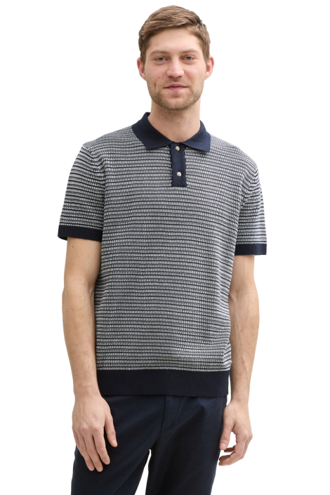 Tom Tailor blauwe heren polo