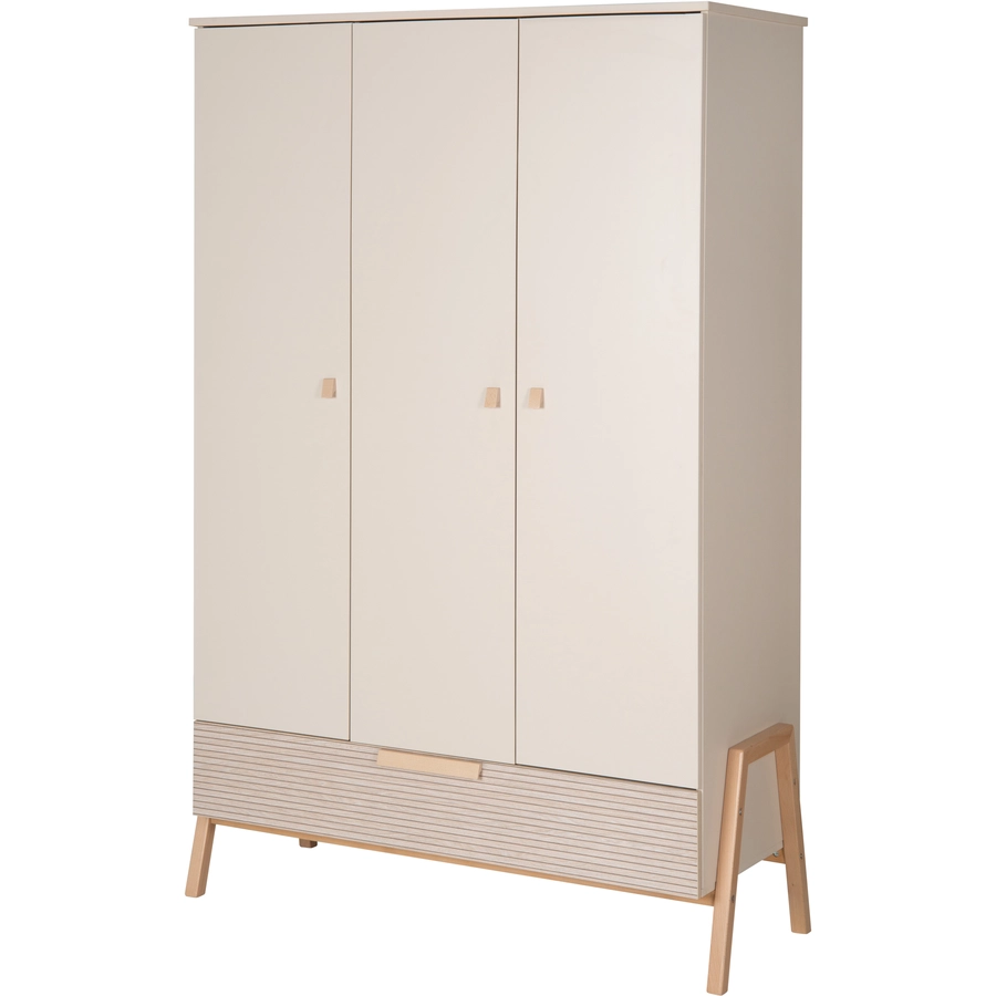 Schardt Kleiderschrank Happy Carat beigeConnery natur 3-türig