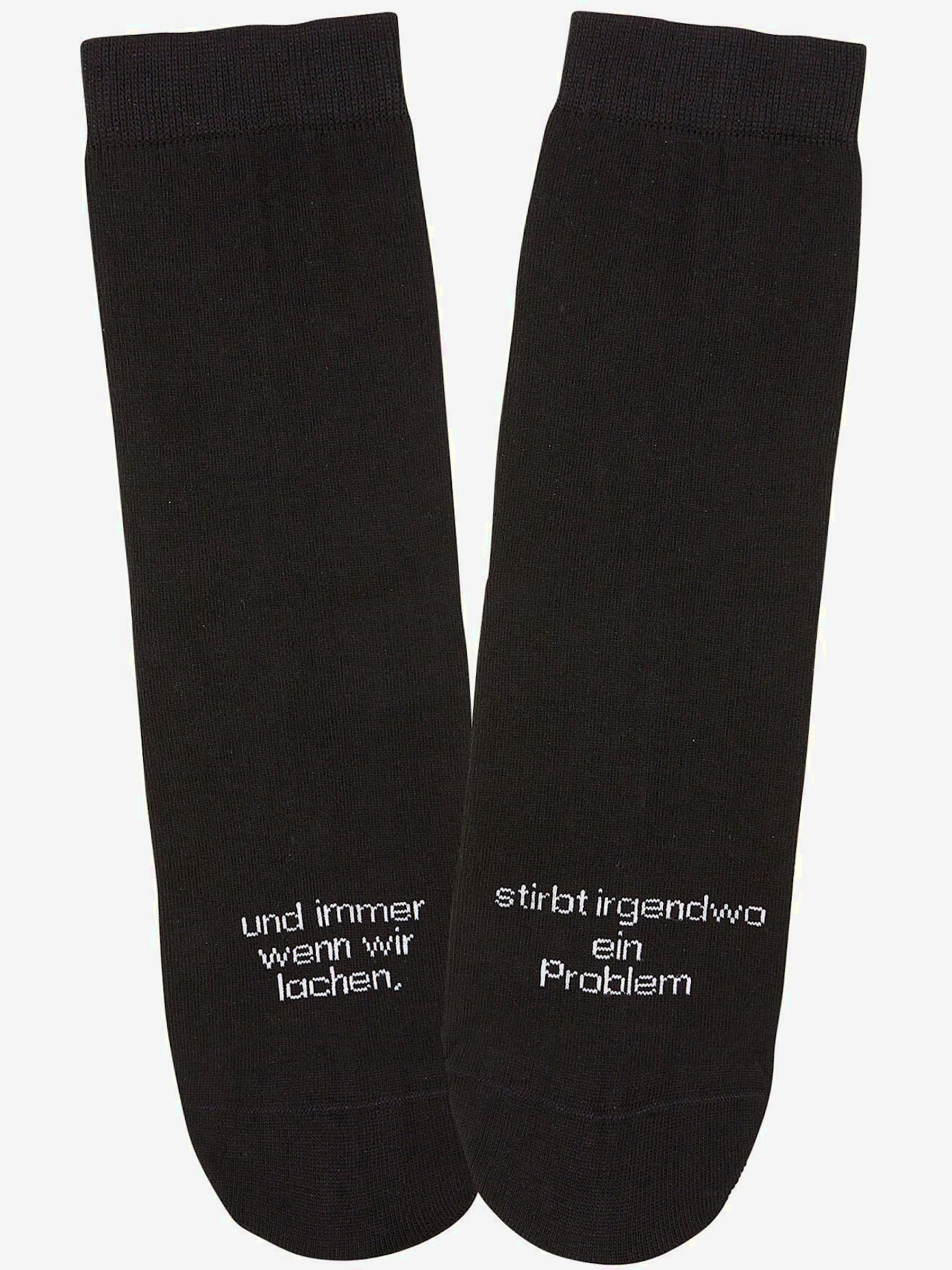 Chaussettes femme bench avec inscriptions, sac cadeau