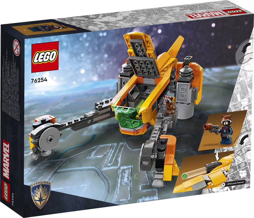 LEGO®MARVEL SUPER HEROES™ 76254 - LE VAISSEAU DE BEBE ROCKET