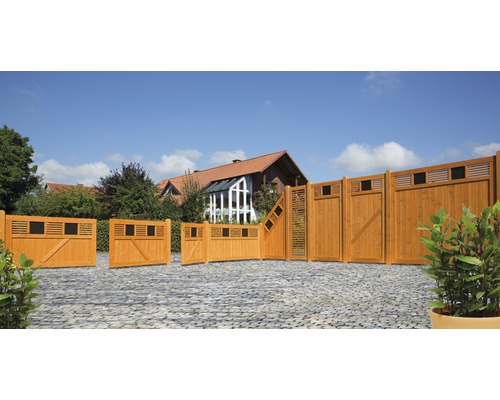 Voortuinhek Konsta Latina 180 x 90 cm Douglasspar kersenkleurig gebeitst