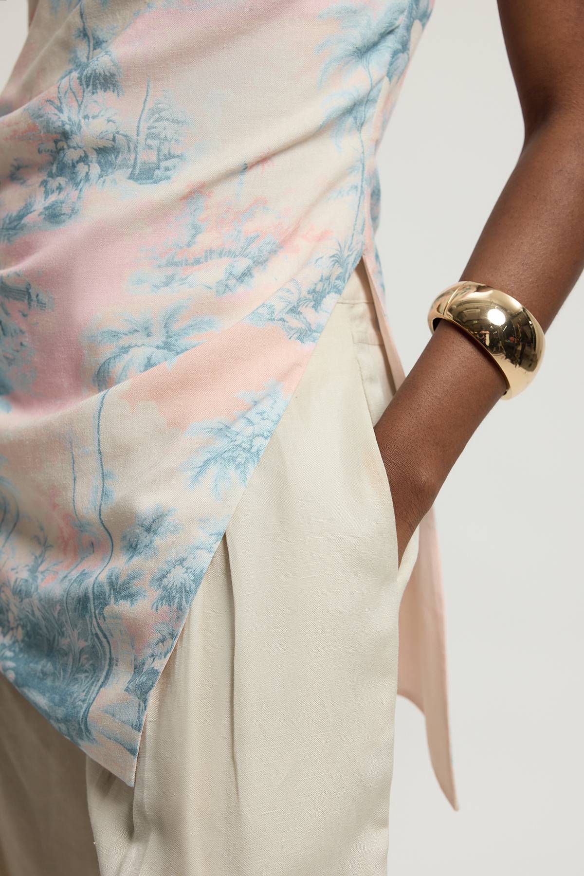 KarenMillen Haut Bandeau À Imprimé Paysage