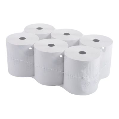 Exacompta - 6 Bobines thermiques - rouleaux caisses - 80 x 80 x 12 mm - sans Bisphénol A - 72 m