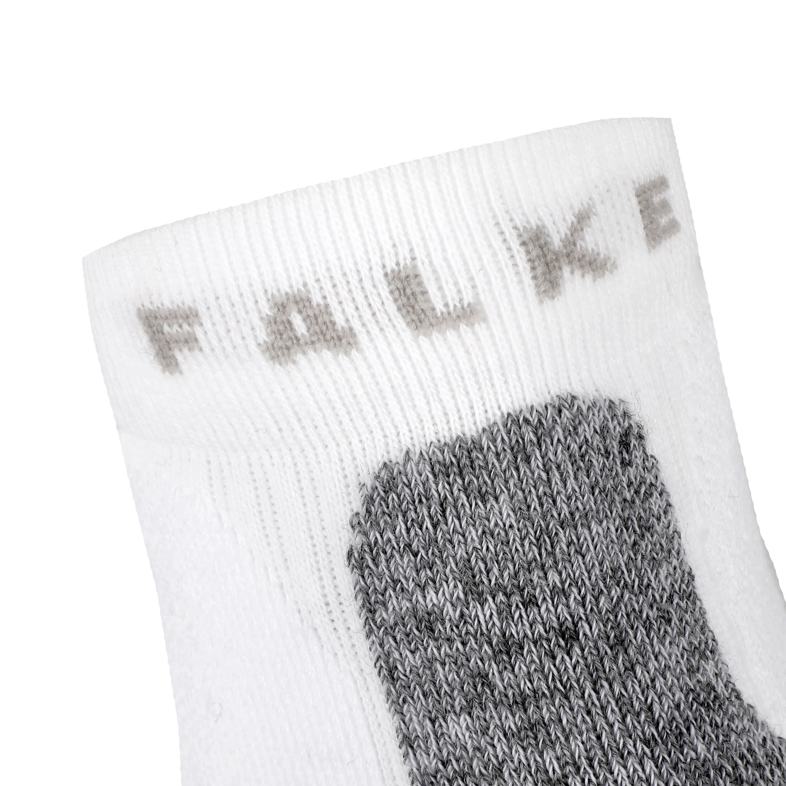 Falke TE 2 Short Chaussettes De Tennis Hommes - Blanc , Gris