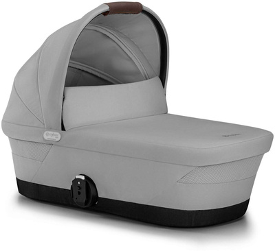 Cybex e-Gazelle S Søskenvogn inkl. Liggedel, Stone Grey/Silver