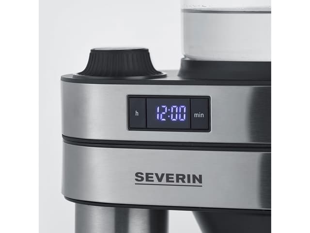 Severin Kaffemaskine m. termokande Steel