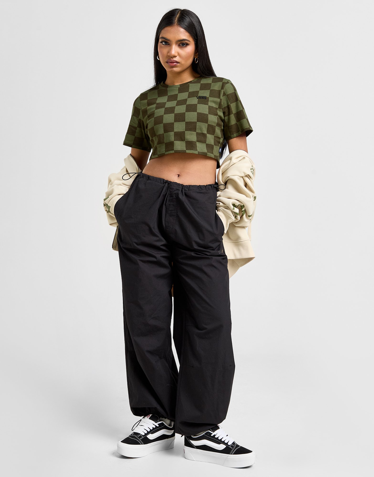 Vans T-shirt Checkerboard Slim Femme