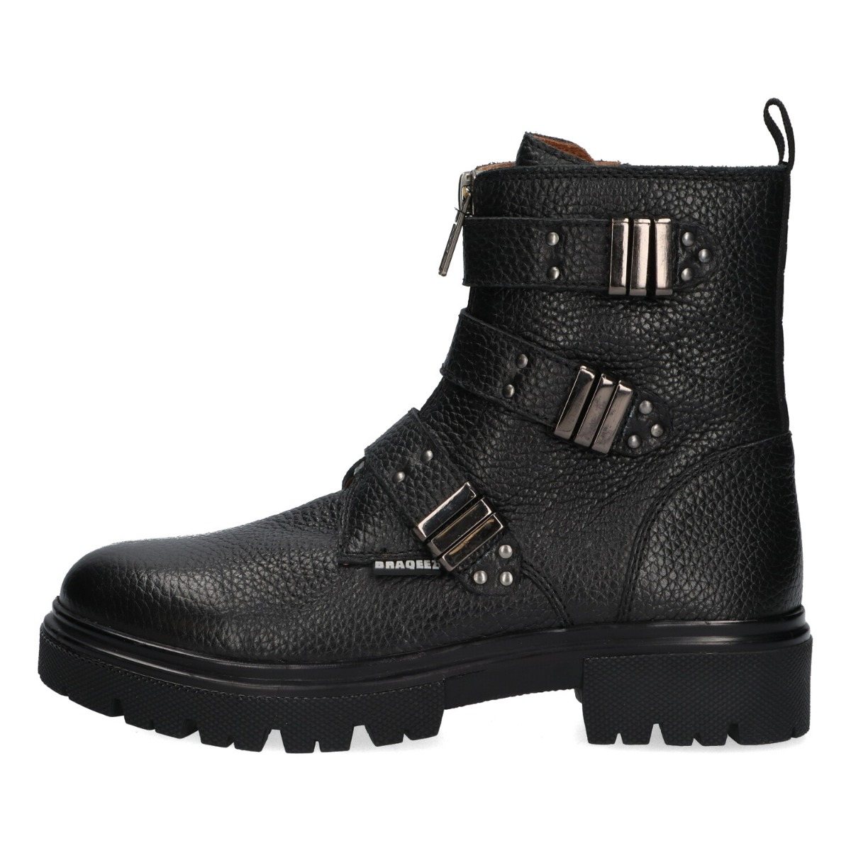 Mayke Moxie - Biker Boots Braqeez Zwart