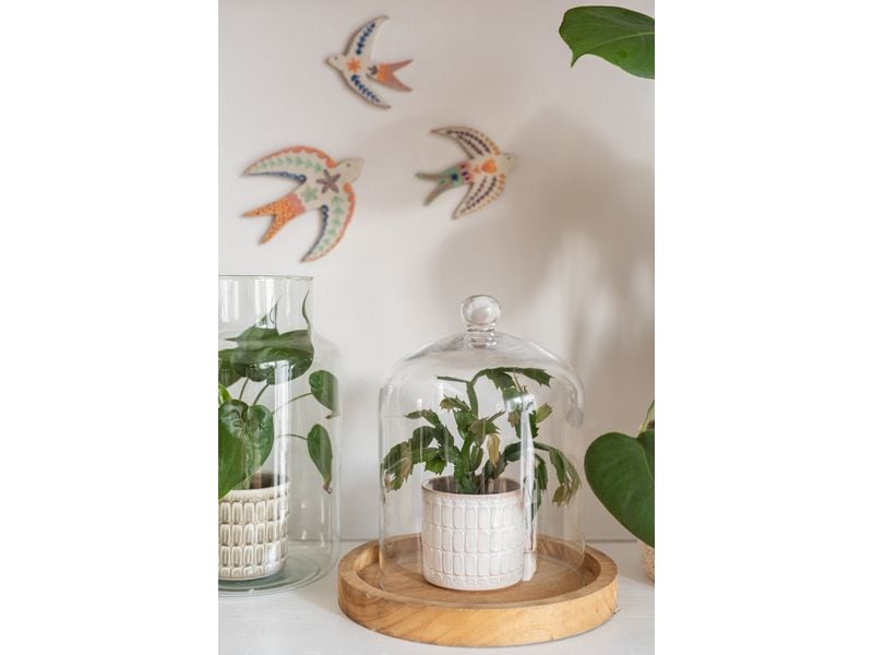 scheurich Blumentopf Opale 9.8 cm, Beige Übertopf