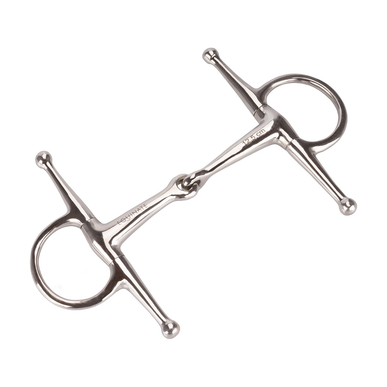 Equinate Schenkeltrense Edelstahl 16mm einfach gebrochen 1,6 cm 13,5 cm