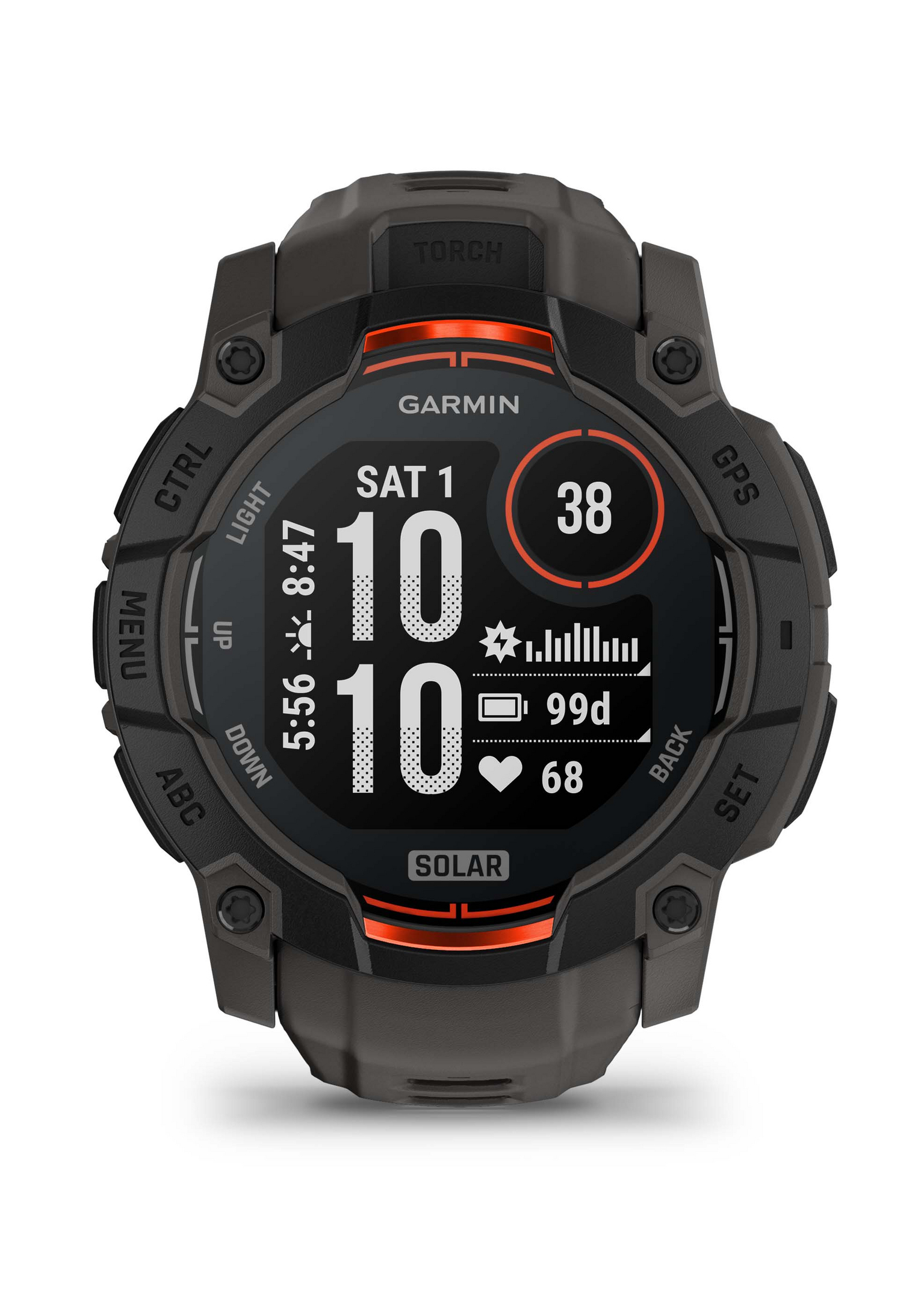 Garmin Instinct 3 Solar - 50mm Kohle/Schwarz 010-02935-00