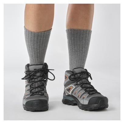 Chaussettes (2 paires) Salomon Evasion Crew Gris