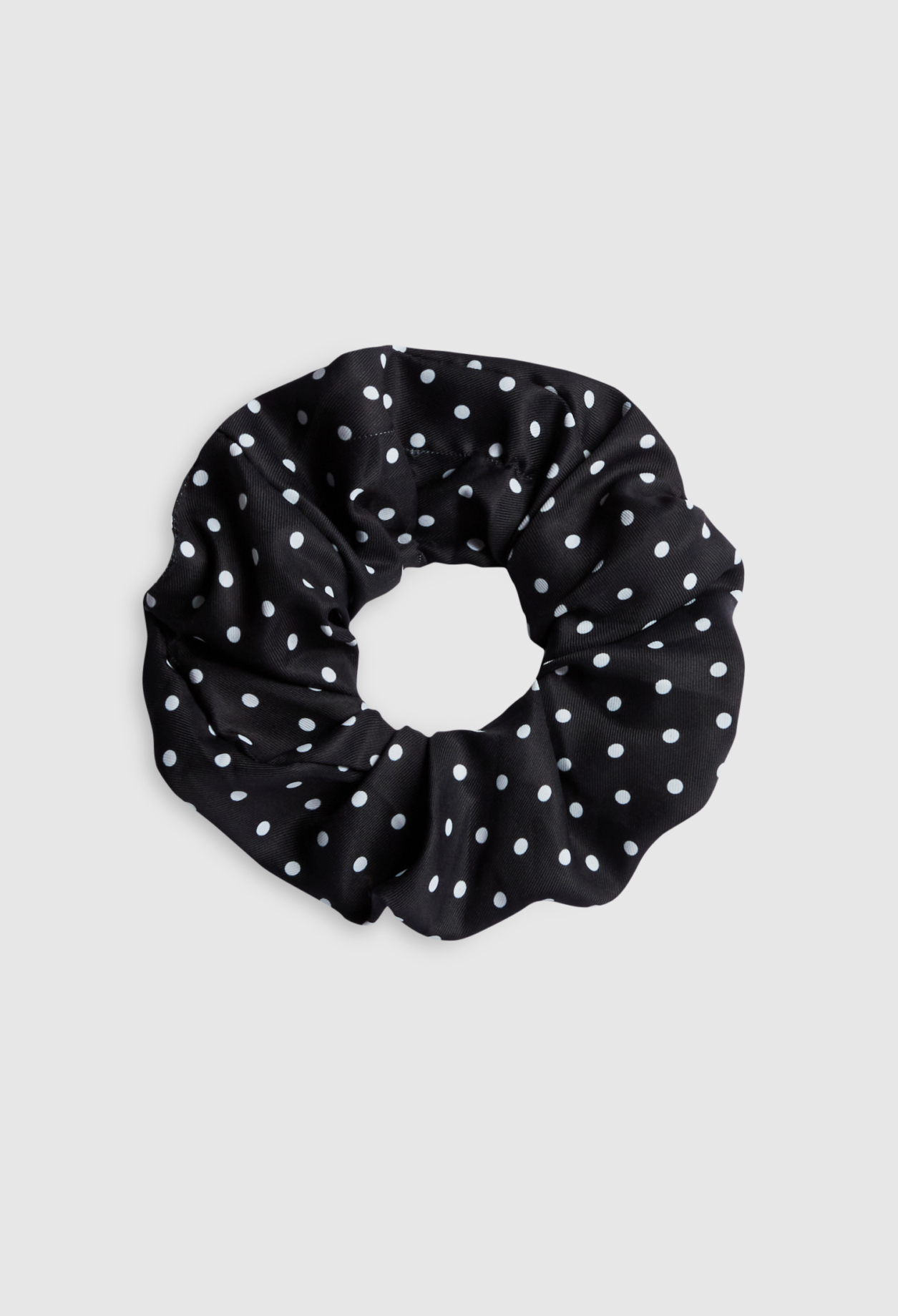 Chouchou imprime pois noir