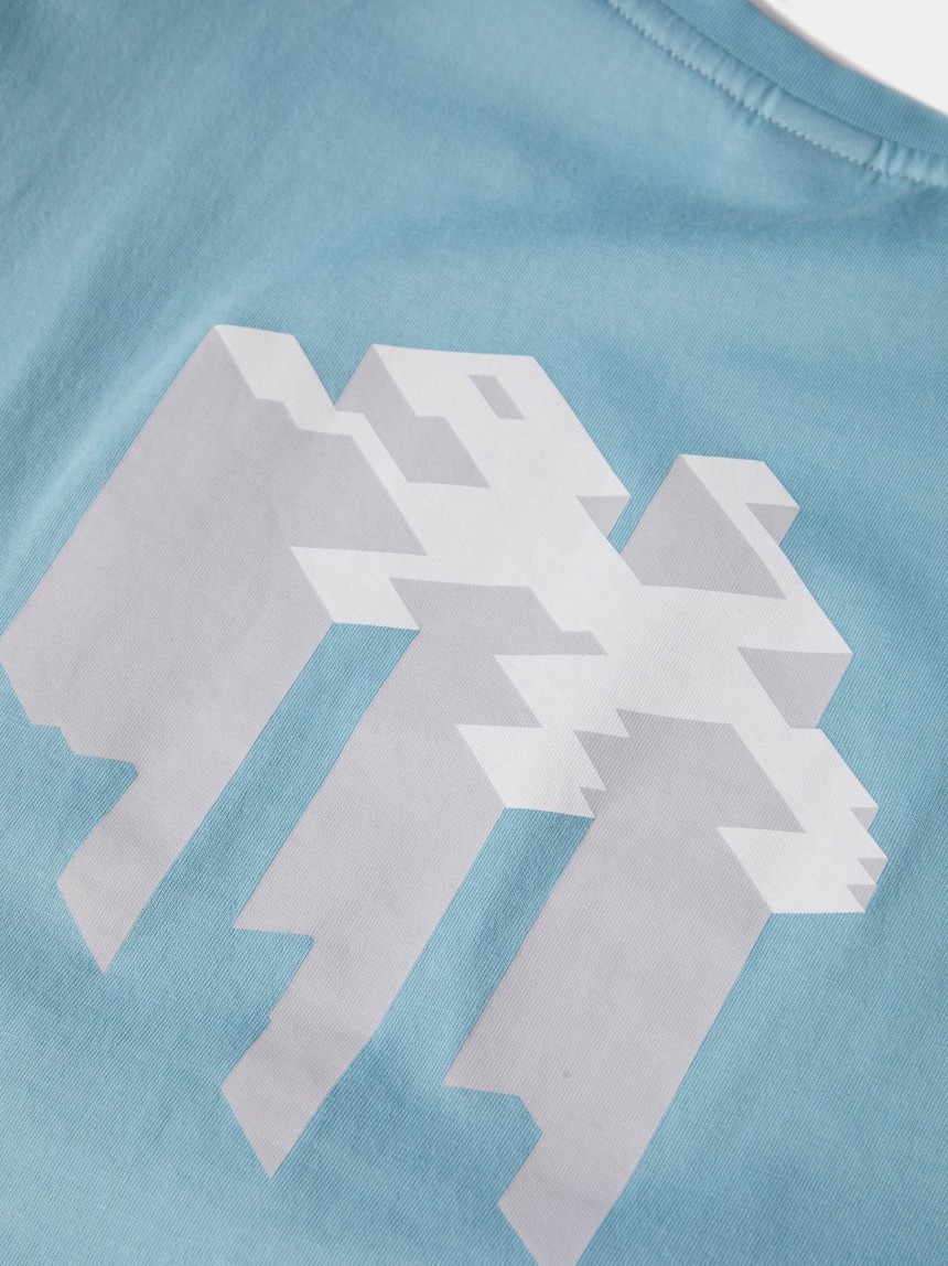 T-shirt de manga curta em algodão