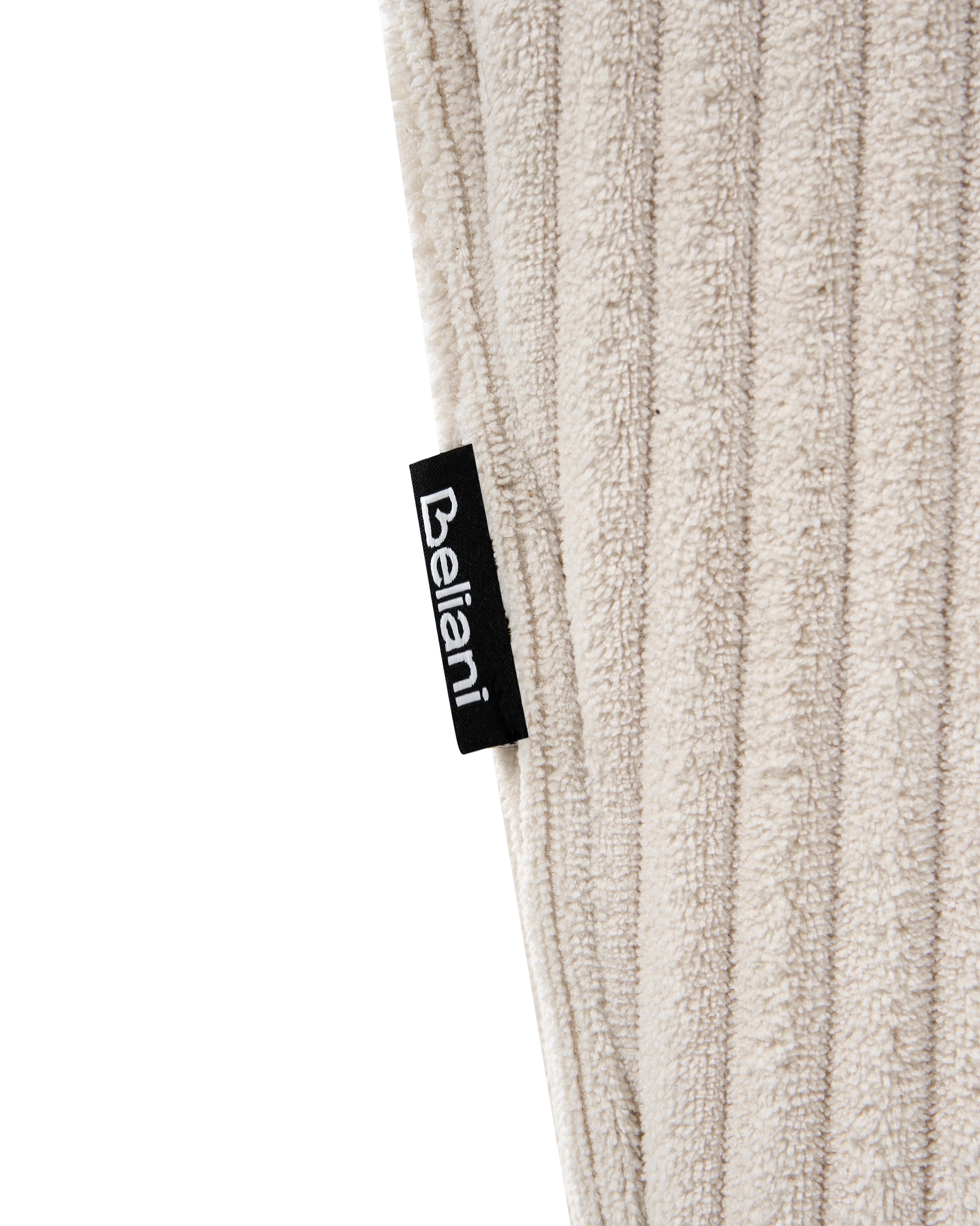 Oorfauteuil ABSON Corduroy Lichtbeige