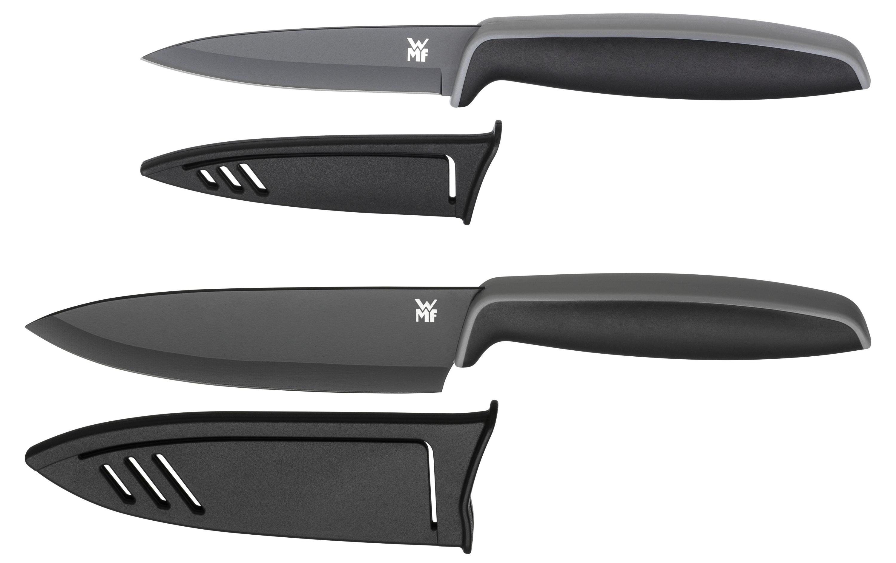 Küchenmesser Set 2-teilig Touch SchwarzAllzweckmesser und Kochmesser