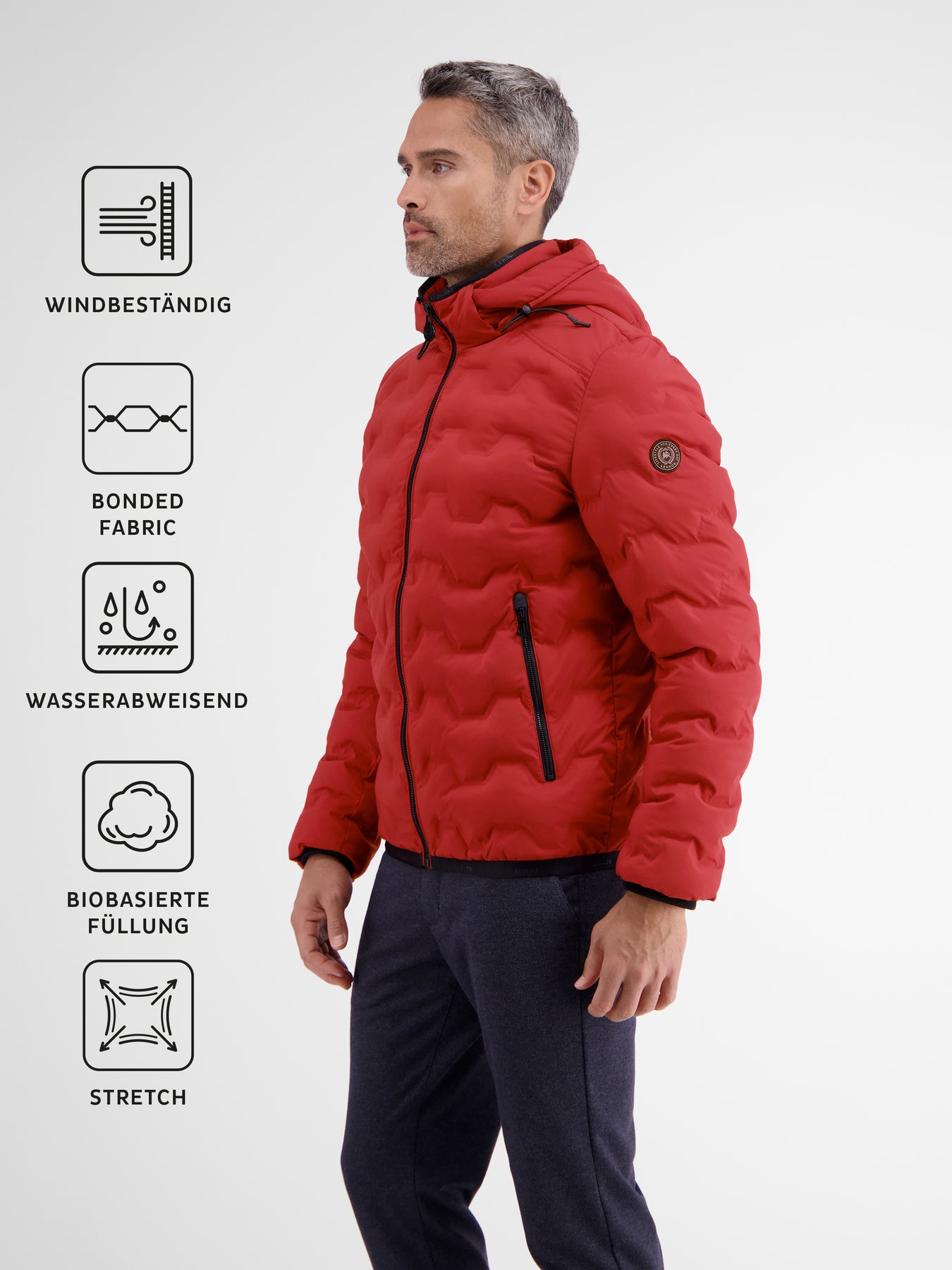 Leichter Kapuzen-Blouson