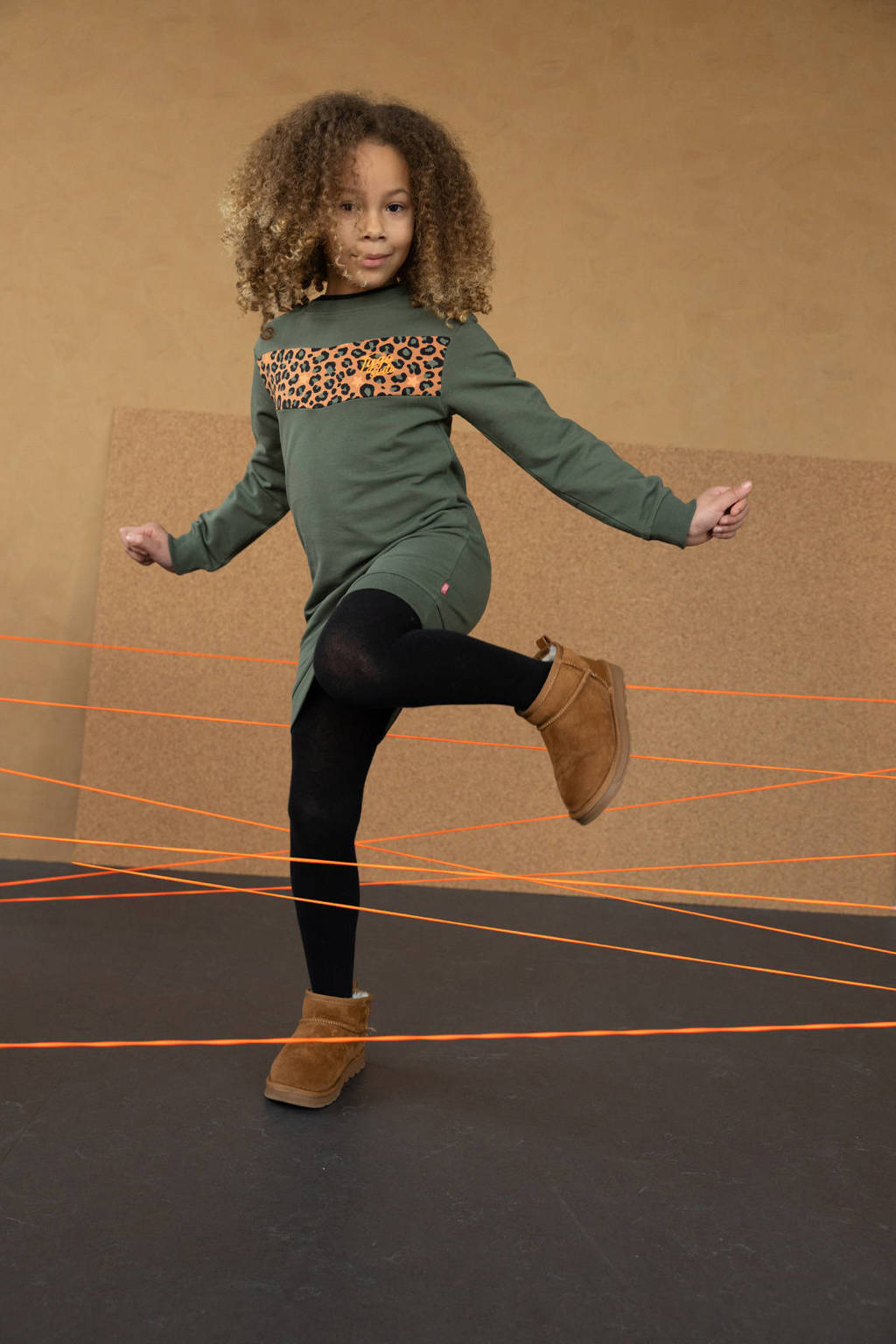TYGO & vito sweatjurk Demi tijmgroen/bruin