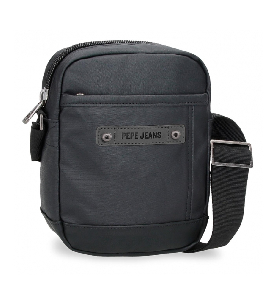 Bolsa de ombro pequena Pepe Jeans Hatfield, preta