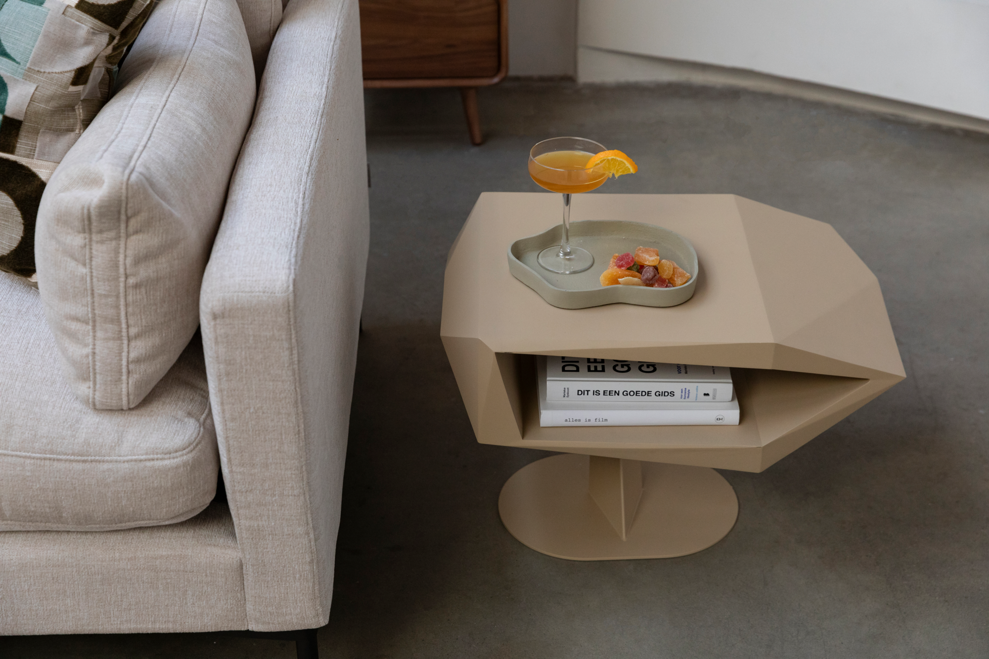 Bijzettafel North Space zwart