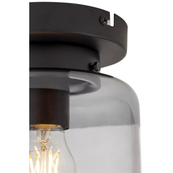 KARWEI plafondlamp Juno rookglas