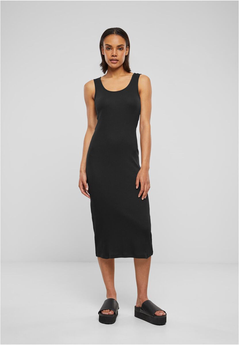 Ladies Rib Top Dress | Urban Classics Robe longue