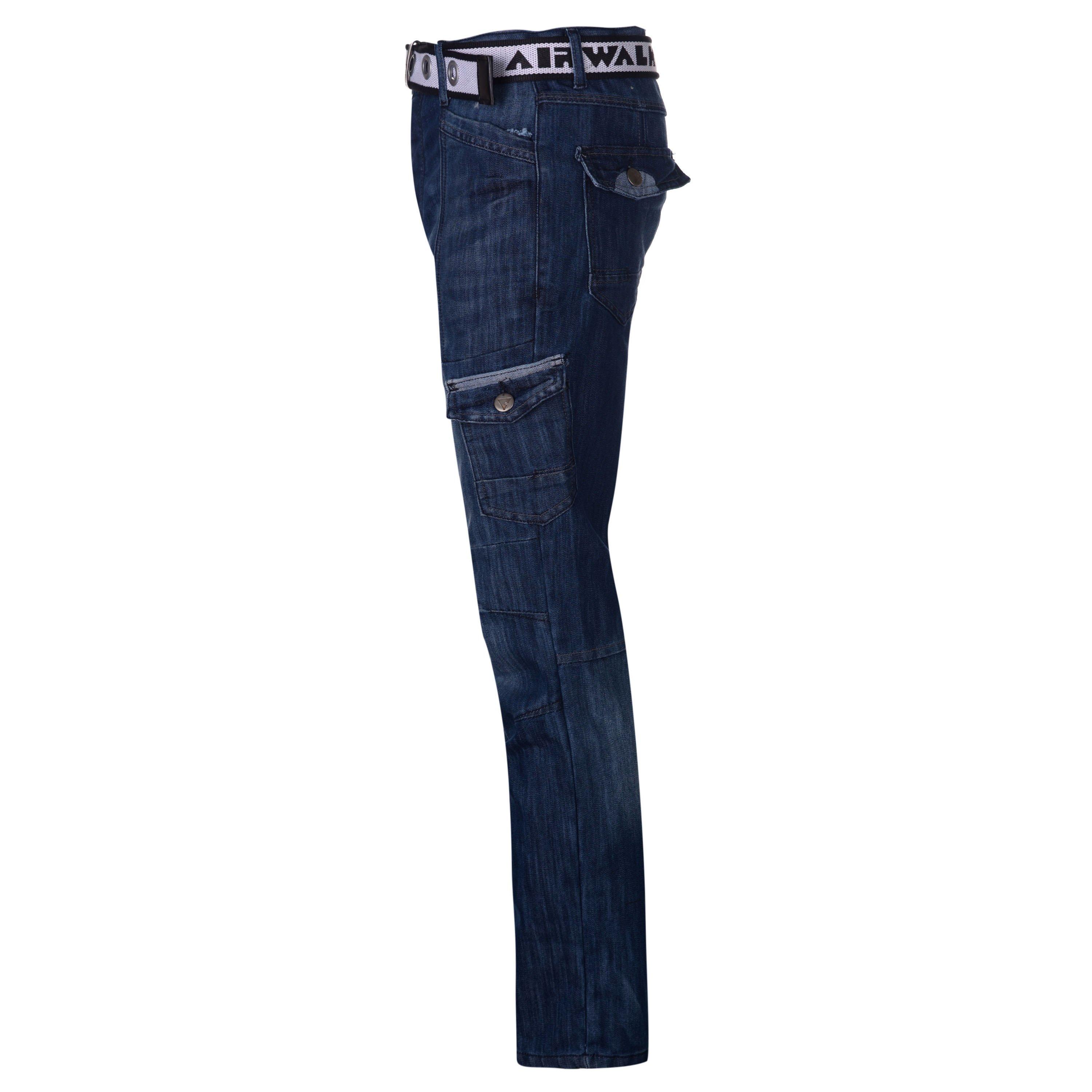 Airwalk Airwalk Belted Cargo Jeans Mens