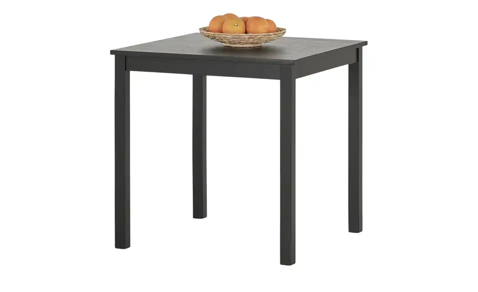 Esstisch Newcastle 75x75 cm Eiche, Schwarz