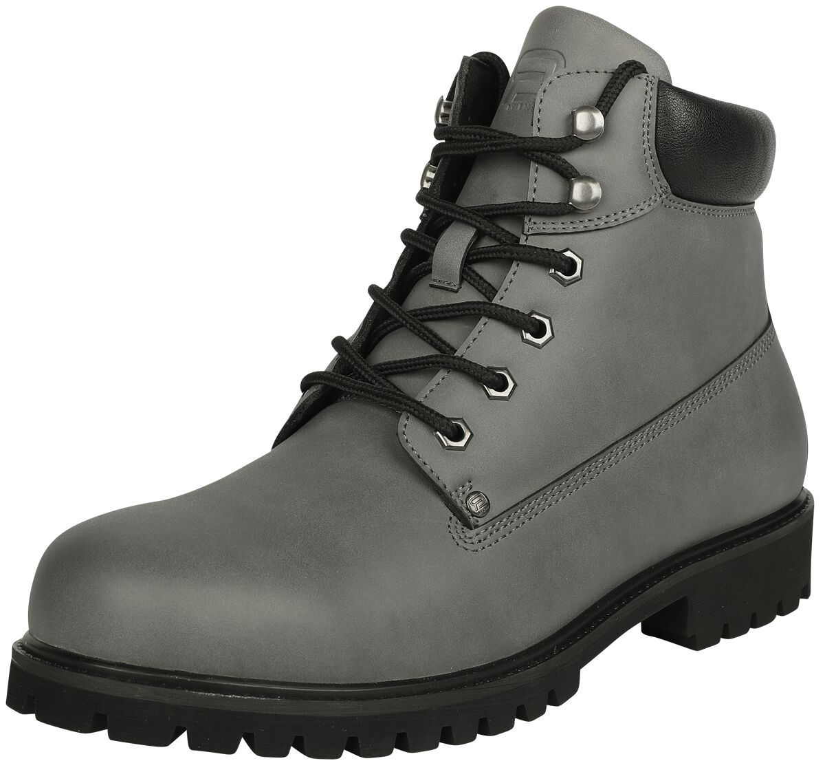 Bottines grises lacées | RED by EMP Bottes