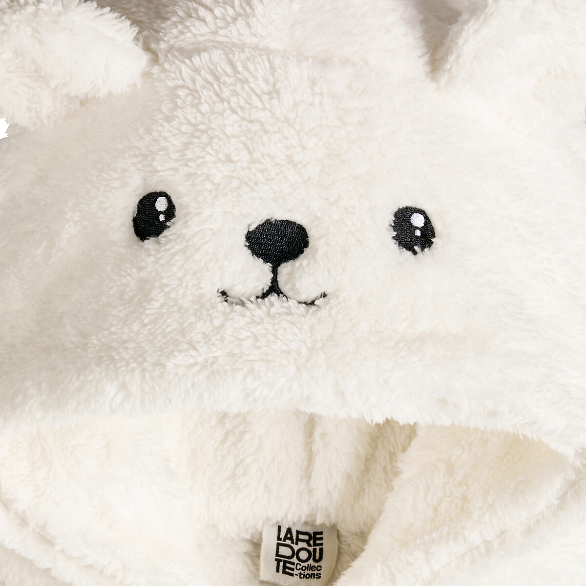COLEÇÕES LA REDOUTE<br>Macacão com capuz fofinho, estampa de urso