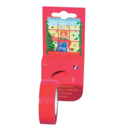 Riffelmacher & Weinberger Fensterklebeband ca. 10 m, rot
