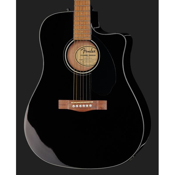 Fender CD-60SCE Blk WN Bundle