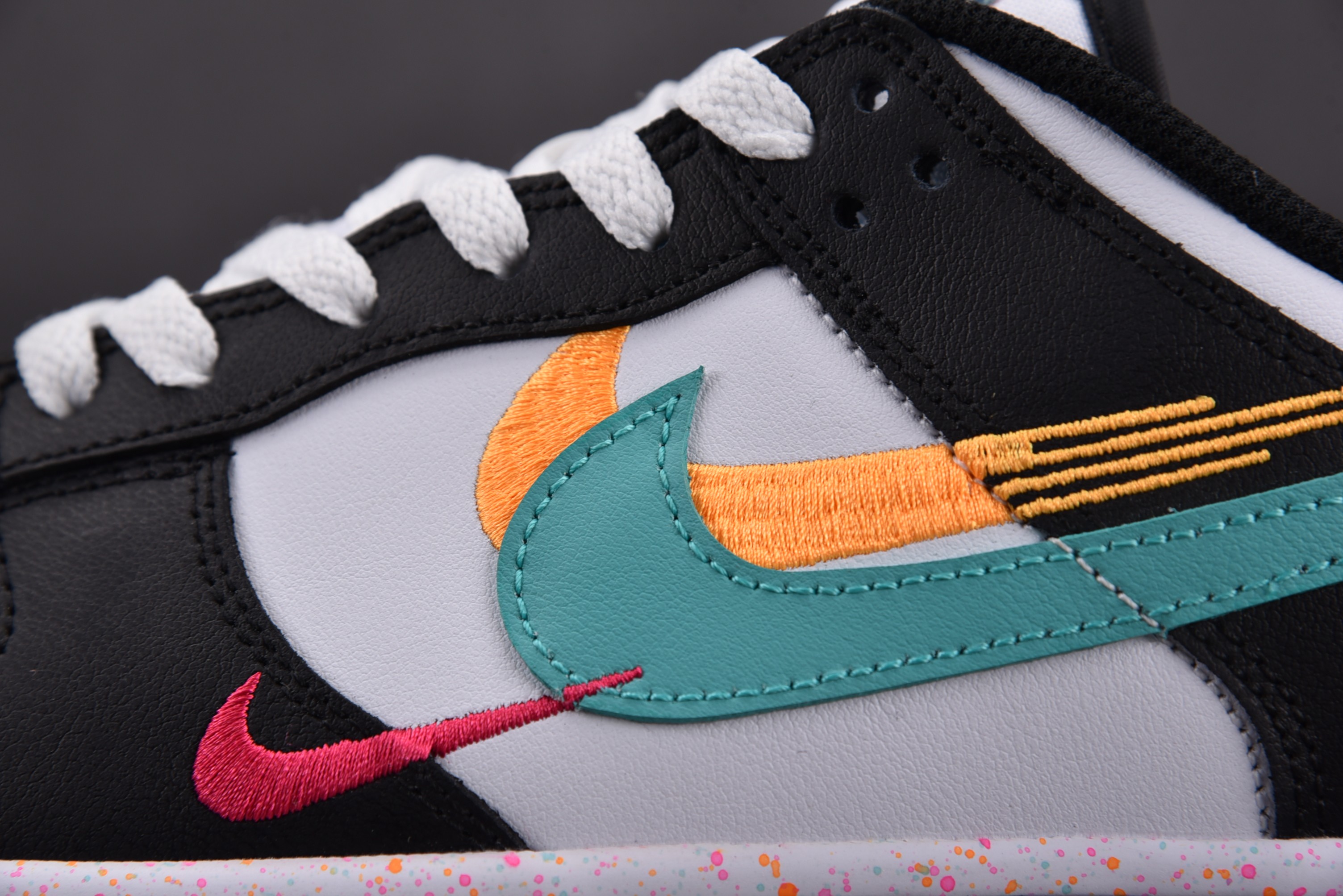 Nike Dunk Low Multiple Swooshes White Washed Teal (Women Size!!)