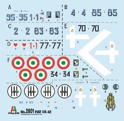 Italeri - Fiat Cr 42 Falco Fly Byggesæt - 1:48 - 2801