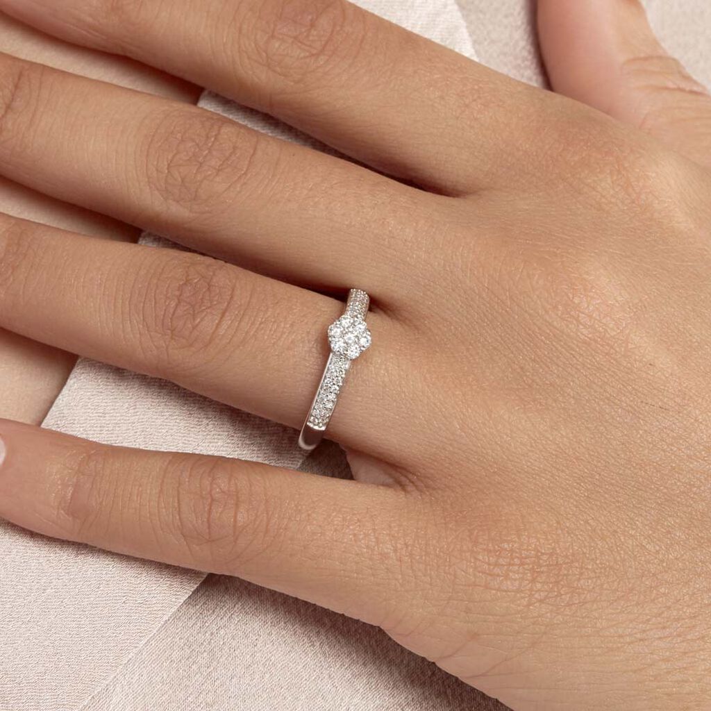 Bague Praya Or Blanc Diamant