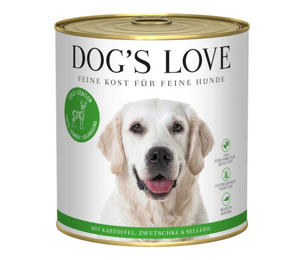 DOG'S LOVE Nassfutter für Hunde Adult, 6 x