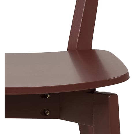 Roxby spisebordsstol - lakeret terracotta
