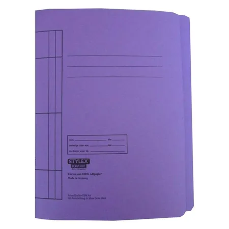 Stylex Manila Karton Schnellhefter DIN A4, 250g, violett, 25 Stück