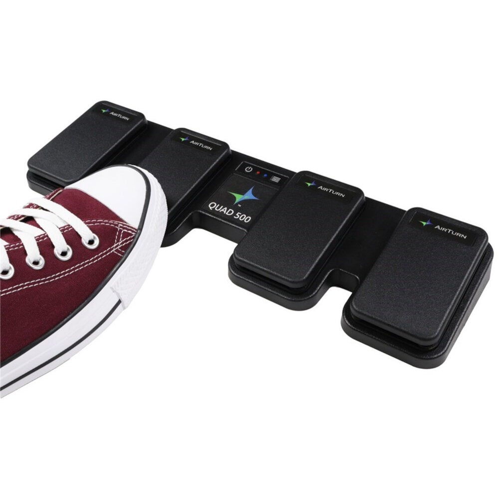 AirTurn QUAD 500 Bluetooth 4 pedal foot controller