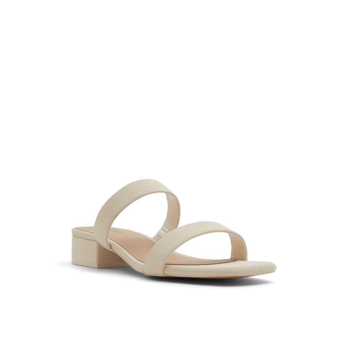 K STUDIO-Withe-Mules Sandales - Talon bloc - Blanc