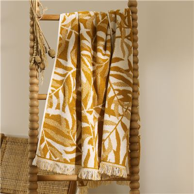 Linge de toilette motif feuillage - 500 g/m² - BECQUET CRÉATION