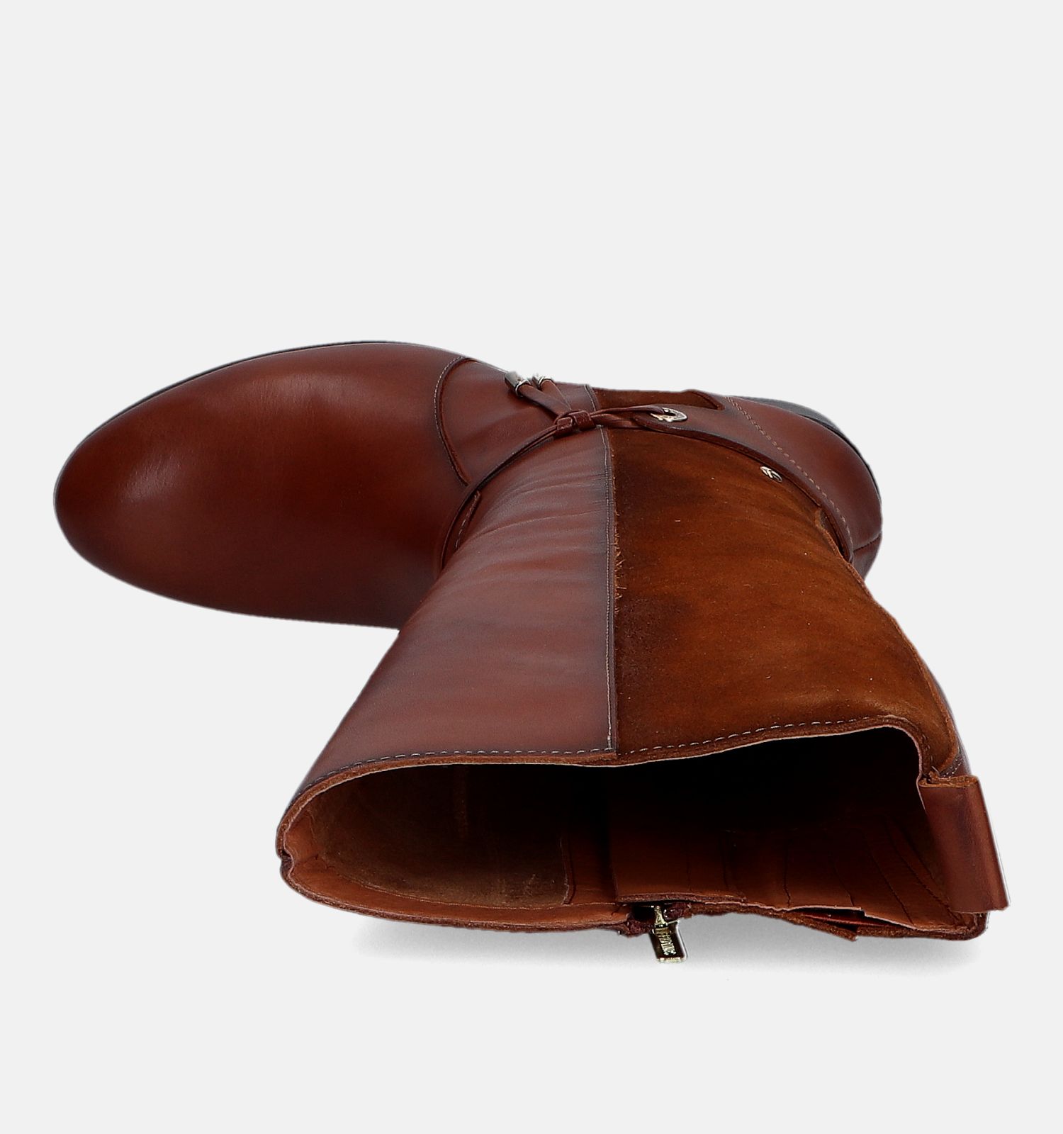 Lange laarzen cognac
