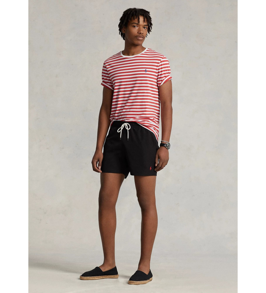 Calção de banho Ralph Lauren Traveler preto tipo bermuda