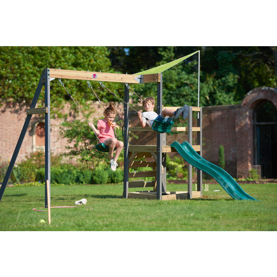 plum® Spielgerüst Barbary mit Doppelschaukel