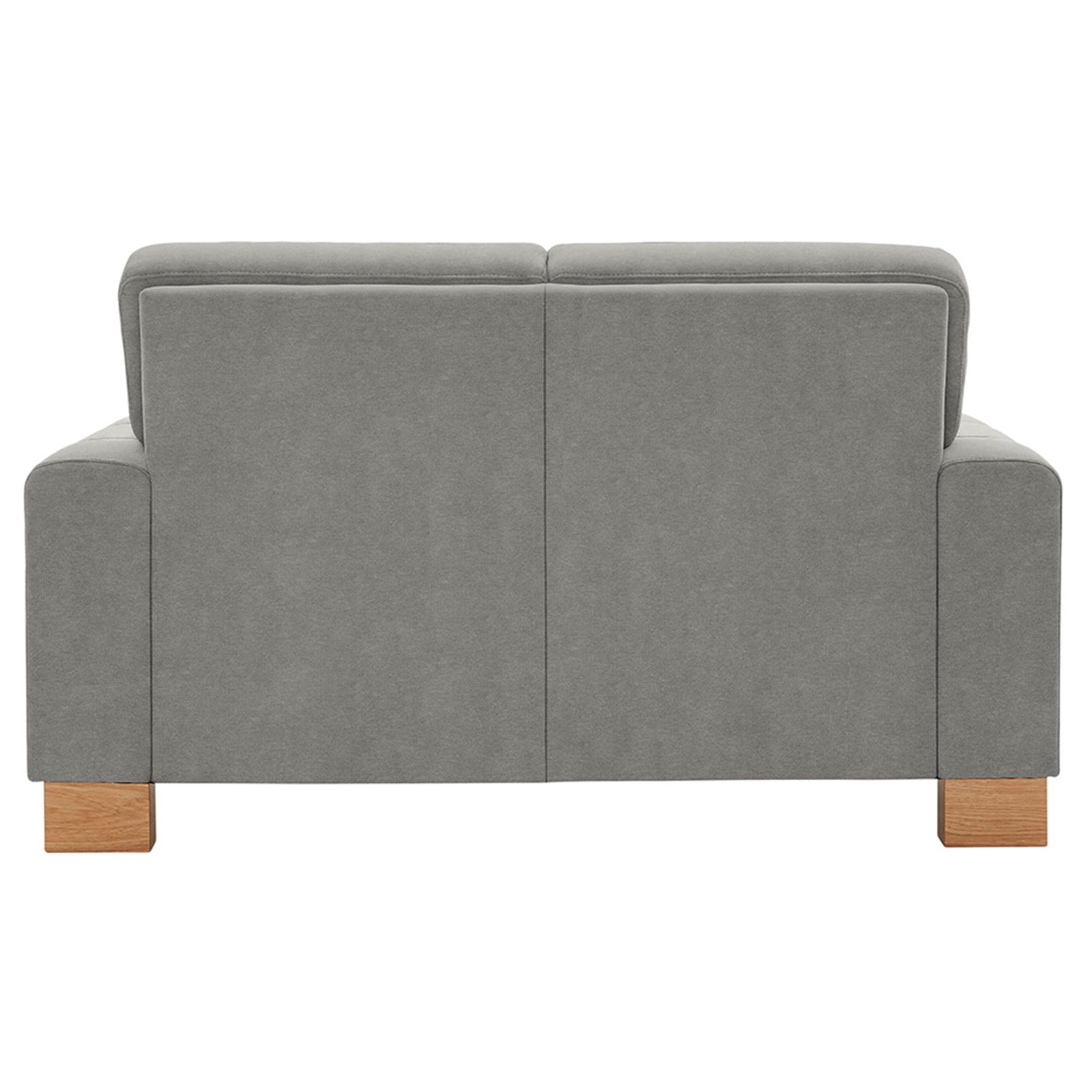 polsterpower 2-Sitzer-Sofa - Belle silver - Basismodell