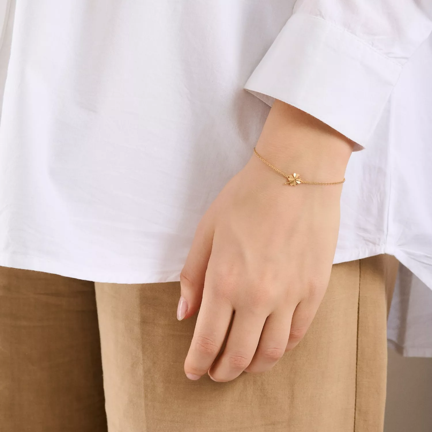 Pernille Corydon Clover Armbånd Sølv b-320-s