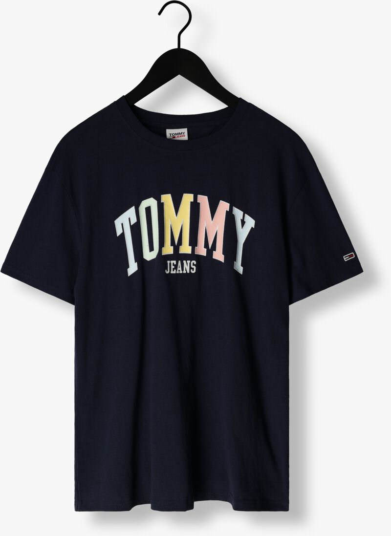TOMMY JEANS donkerblauwe tommy jeans t-shirt tjm clsc college pop tommy tee