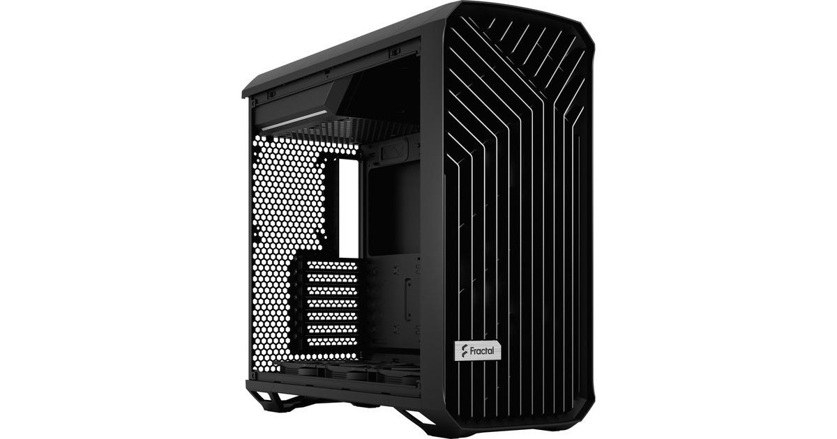 Fractal DesignTorrent Black Solid midi tower behuizing  (Zwart | 2x USB-A | 1x USB-C)
