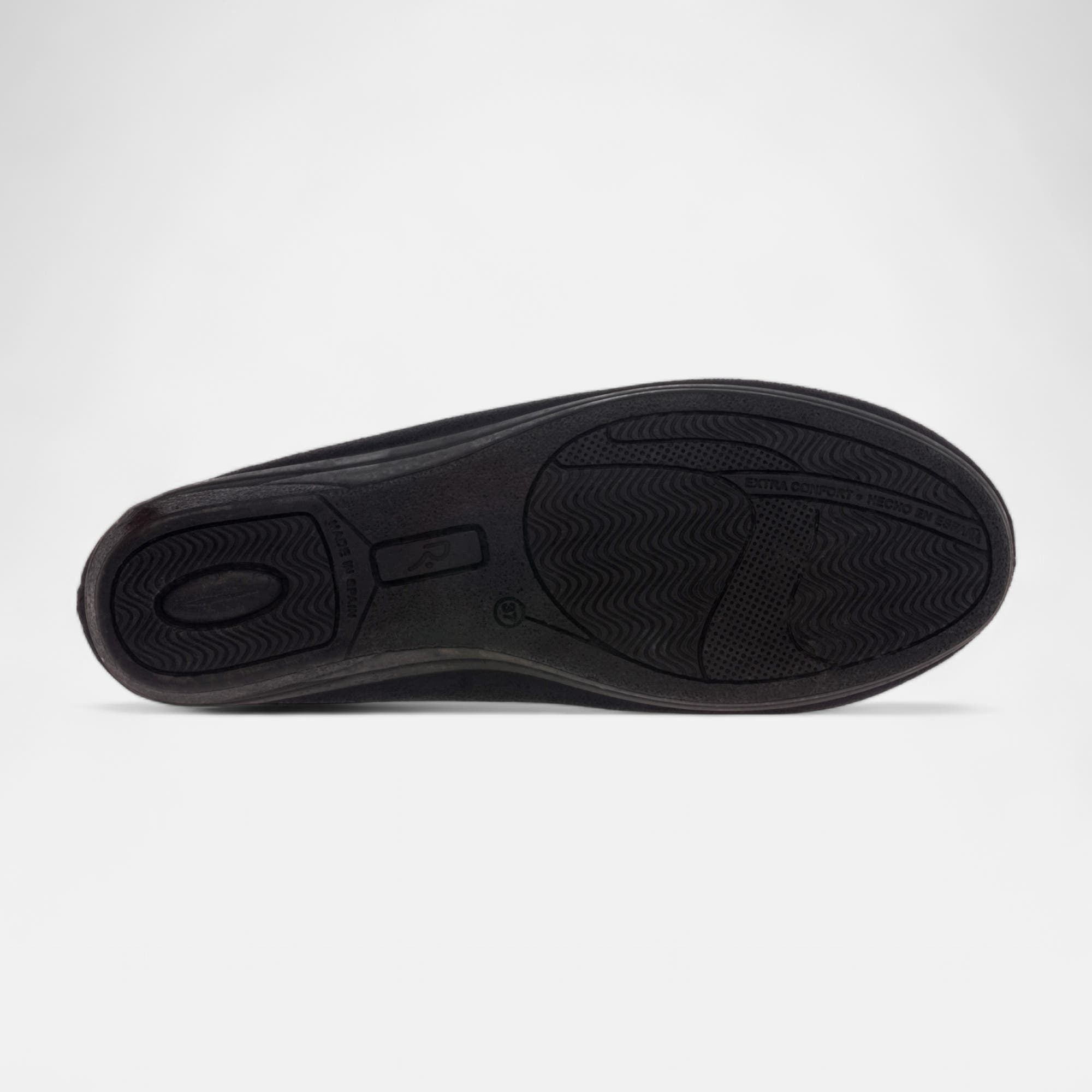 Pantoufles pieds sensibles Femme noir